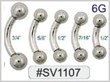 SV1107, 6G Curved Barbells THUMBNAIL