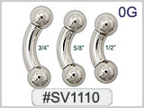 SV1110, 0G Curved Barbells THUMBNAIL