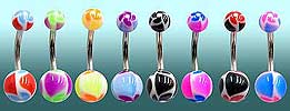 SV6118 Navel UV Balls S/S Bar THUMBNAIL