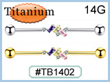 TB1402 Titanium ASTM F136 Industrial Gem Bars THUMBNAIL
