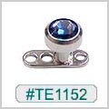 TE1152, Micro Dermal 4mm Gem THUMBNAIL