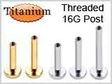 Threaded 16G Posts Titanium ASTM F136 THUMBNAIL