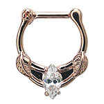 #NOS280 Rose Gold Plated Marquise Cut MAIN