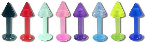 UVL0111 UV Spike Labret 14 Gauge 5/16" MAIN
