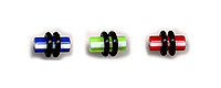 UVP1101 Stripes UV Plugs Pairs THUMBNAIL