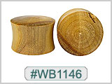 WB1146 Komoning Wood Plugs Gauges THUMBNAIL