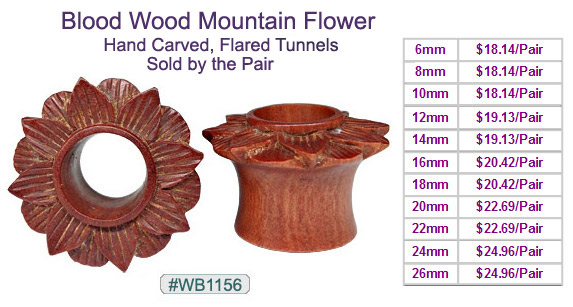 WB1156 Blood Wood Mountain Flower Plugs MAIN