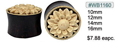 WB1160, Carved Flower Plug MAIN