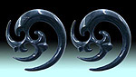 WB202 Ear Horn Bali Spirals  Pairs THUMBNAIL