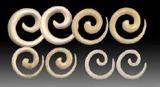 WB2027 Ear Bone Spirals  Pairs MAIN