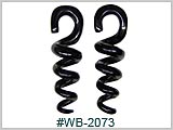 WB2073, Black Wood Spirals THUMBNAIL