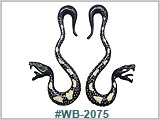 WB2075, Snakes with Inlay THUMBNAIL