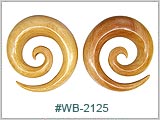 WB2125, Natural Blonde Wood Spirals THUMBNAIL