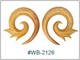 WB2126, Natural Blonde Wood Spirals THUMBNAIL