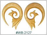WB2127, Natural Blonde Wood Spirals THUMBNAIL