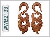 WB2133 Carved Wood Ear Style THUMBNAIL