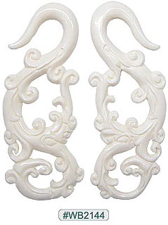 WB2144 Carved Bone Ear Style MAIN
