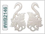 WB2146 Carved Bone Ear Style THUMBNAIL