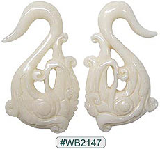 WB2147 Carved Bone Ear Style MAIN