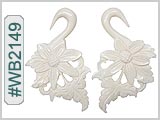 WB2149 Carved Bone Ear Style THUMBNAIL