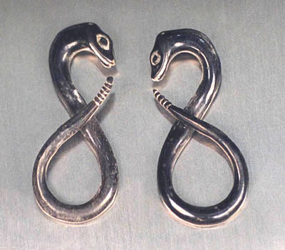 WB2701 Horn Ear Snake Design Pair MAIN