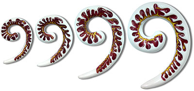 WB2831 Colorful White Ear Swirl MAIN