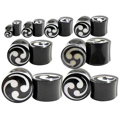 WB3600 Horn Ear Plug Swirl Inlay MAIN