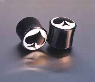 WB4031 Horn with Bone Inlay Spades Plug Pairs MAIN