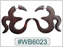 #WB6023 -  Wooden Tribal Earring THUMBNAIL