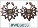 #WB6036 -  Wooden Tribal Earring THUMBNAIL