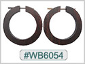 #WB6054 - Wooden Tribal Earring THUMBNAIL