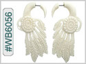 #WB6056 -  Buffalo Bone Carved Dream Catcher THUMBNAIL