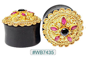 WB7435 Horn with Round Bali Shield MAIN