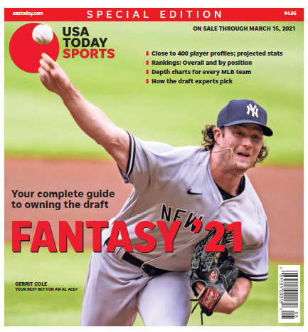 Fantasy Baseball 21 Special Edition Gerrit Cole Cover Usa Today Online Store