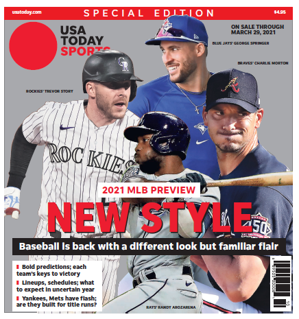 Baseball 21 Preview Special Edition Multi Team Cover Usa Today Online Store