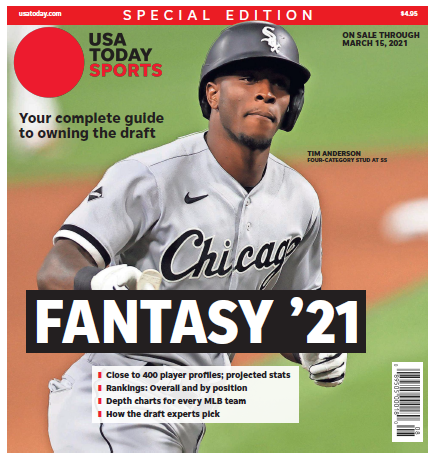 Fantasy Baseball 21 Special Edition Tim Anderson Cover Usa Today Online Store