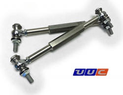 PAIR (2) front swaybar links (center adjust) for 2WD E9x 3-series THUMBNAIL