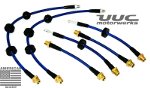 stainless steel brake line kit - 6 lines - all E90/E92/E93 3-series and M3 (2007-2011+) THUMBNAIL