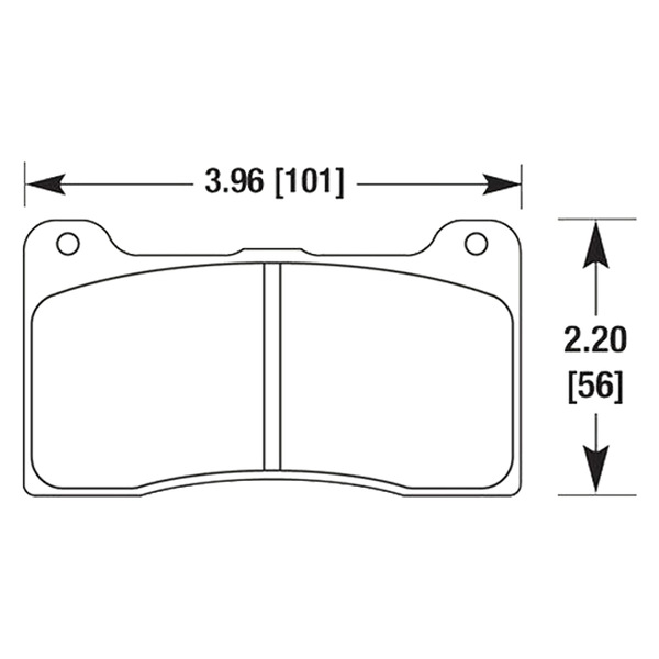 HAWK HB542W.490 / DTC-30 AUTO-X brake pads for UUC E30 BBK 4-piston calipers MAIN