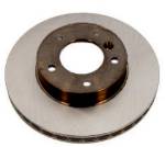 FRONT pair of OE-type PLAIN/plated replacement brake rotors - 34 11 1 165 455 THUMBNAIL