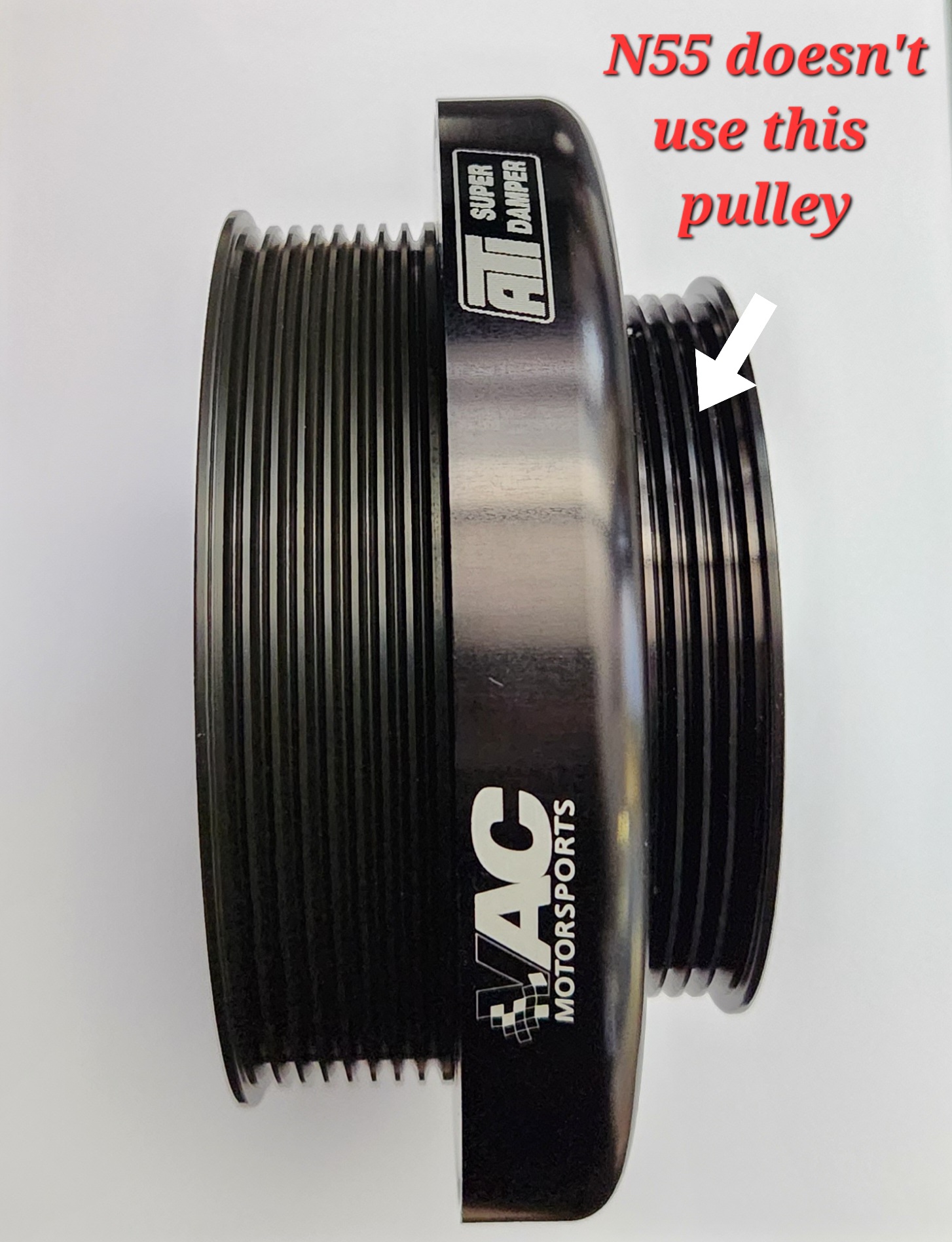 VAC Motorsports Harmonic Damper by ATI, BMW S55, N55 SWATCH