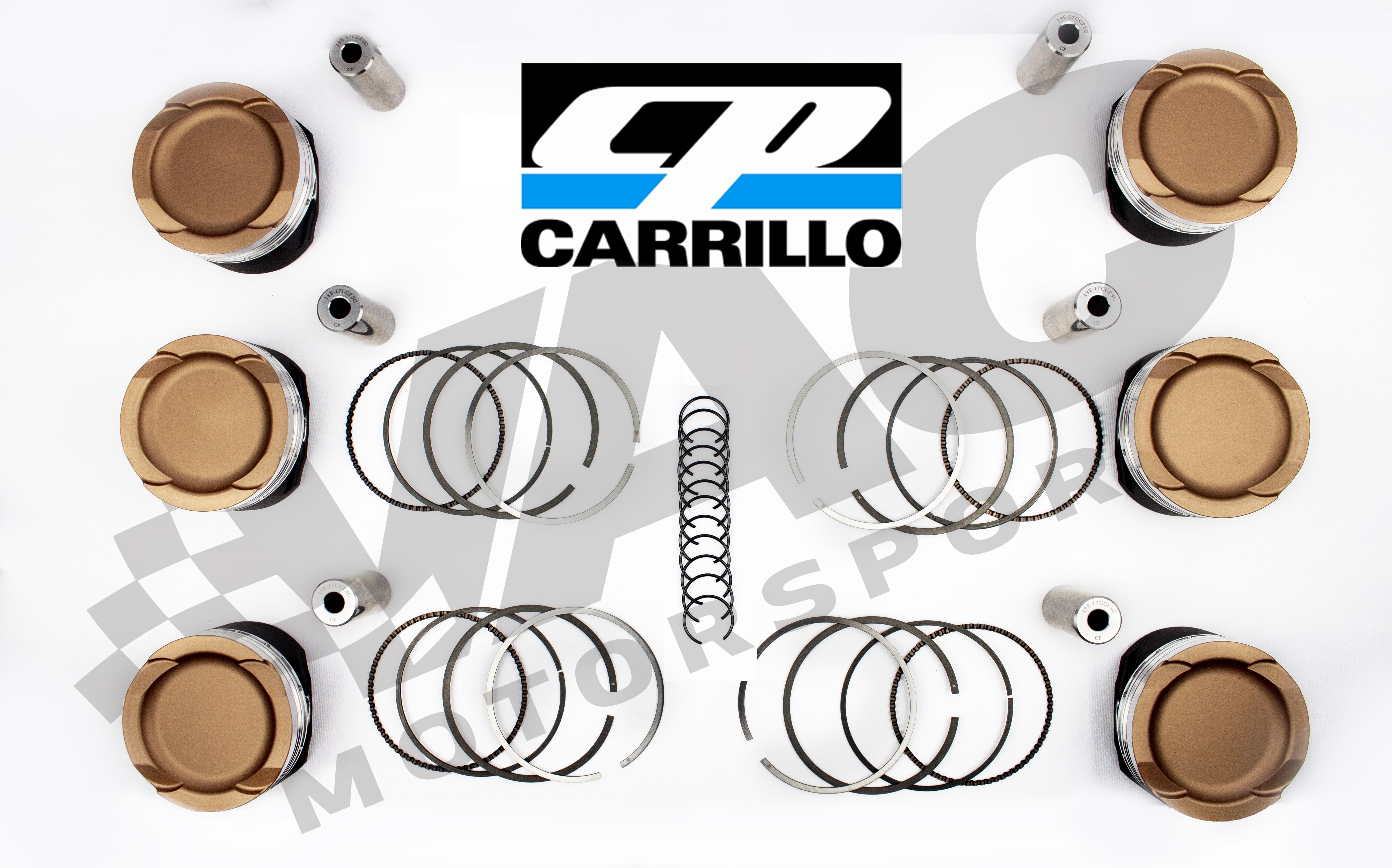 CP Piston Set (S50b30 US Engine, BMW E36 M3 US Market)