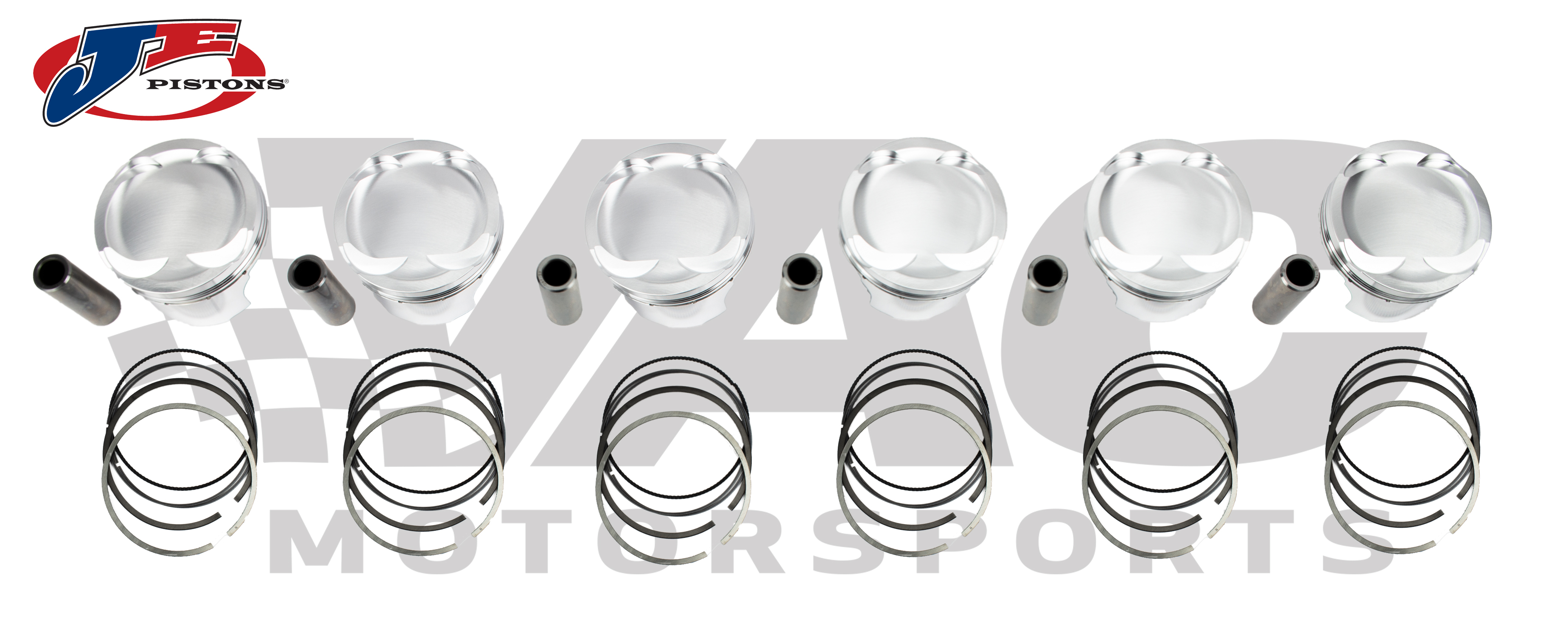 JE Pistons Forged Piston Set, BMW S38 THUMBNAIL