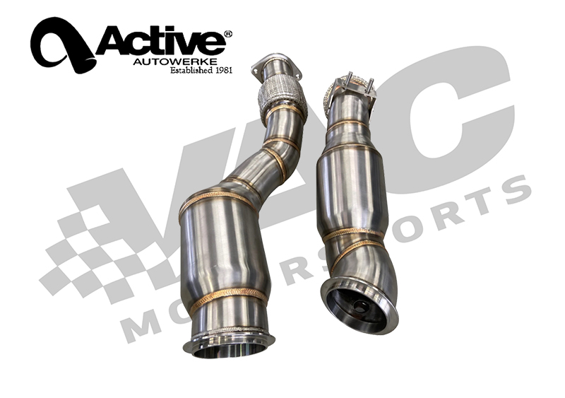 Active Autowerke Downpipe Exhaust Upgrade, BMW S58 F97/F98 X3M/X4M SWATCH