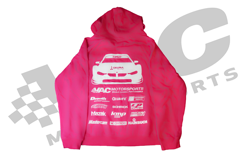 VAC Motorsports GTR Race Pink Hoodie THUMBNAIL