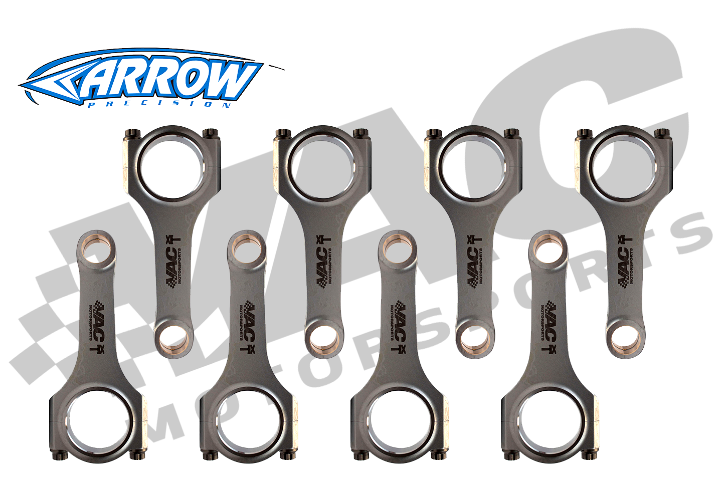 VAC Motorsports XTREME Forged Connecting Rods By Arrow, BMW N63/S63 SWATCH