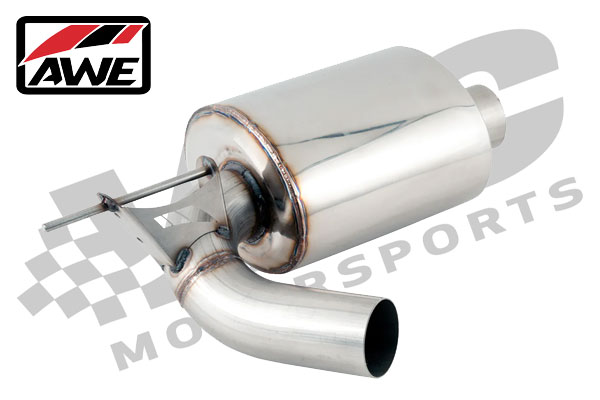 AWE Tuning Axle Back Exhaust with 102mm Diamond Black Tips, BMW F3X 335i/435i SWATCH