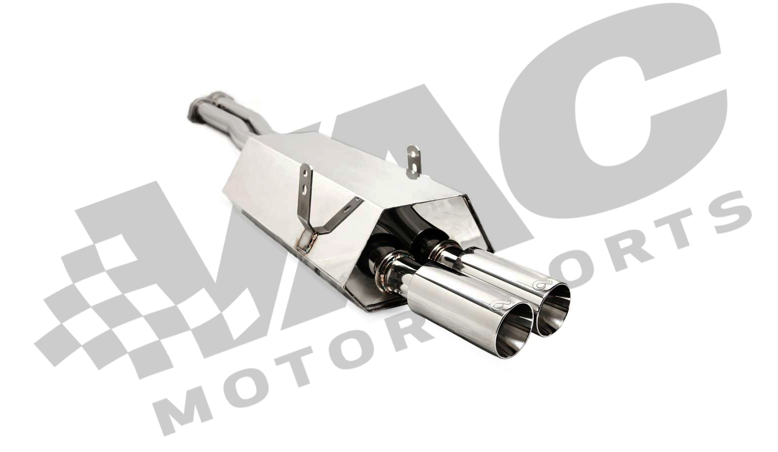 Active Autowerke Stainless Rear Section Exhaust, BMW E36 THUMBNAIL