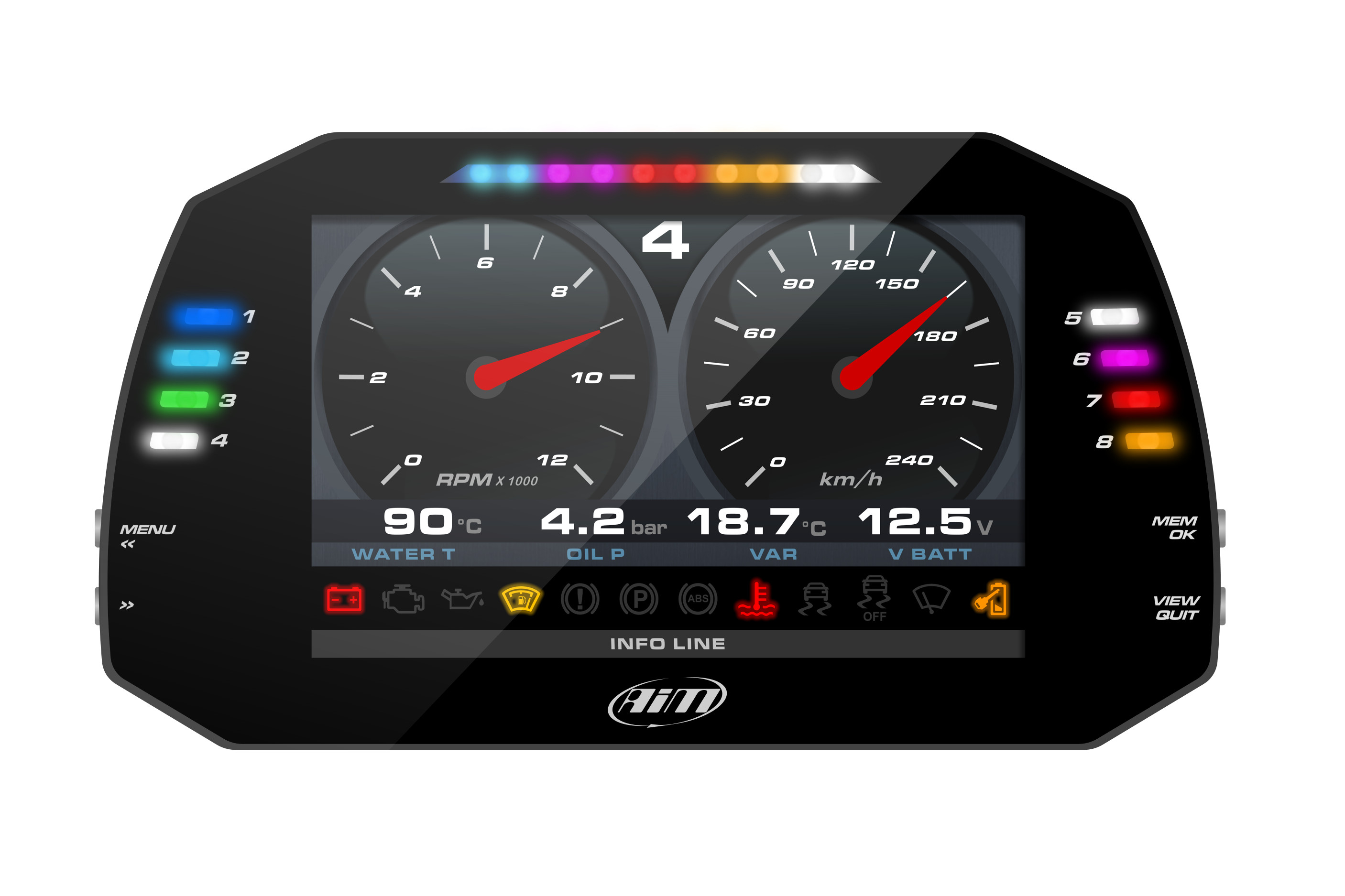 AiM Sportline MXG Race Dash and Data logger MAIN