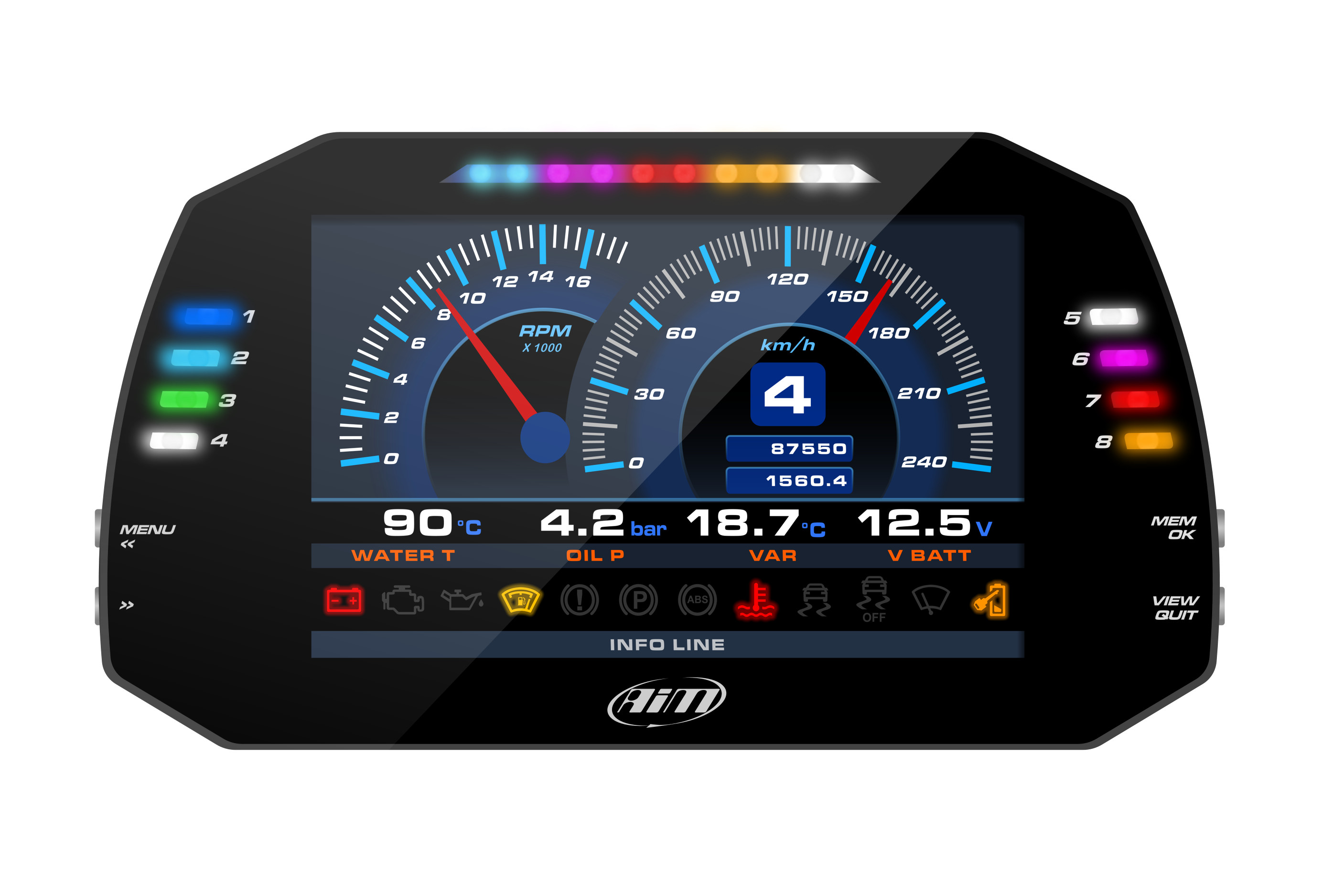 AiM Sportline MXG Strada 1.2 Display
